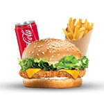 Chicken Fillet Burger Meal 