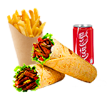 Lamb Donner Wrap Meal 