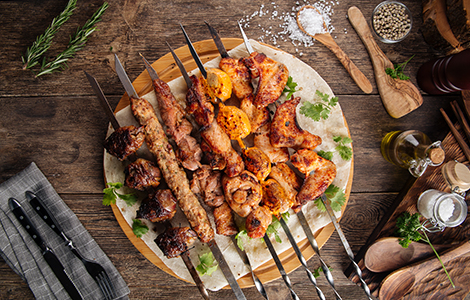 Large Mixed Kebab